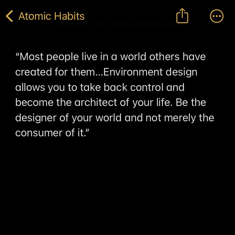 stevenlma's tweet photo. Some of my favorite quotes from the book Atomic Habits by @JamesClear 

#atomichabits #atomichabitsbook https://t.co/wdg3SvrL20