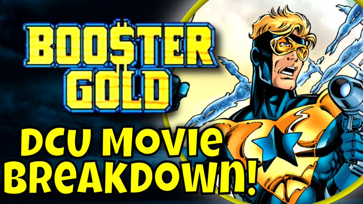 CBNostalgia's tweet photo. A big surprise today was the announcement of a new #BoosterGold movie from James Gunn's #DCU! Lets break down the announcement and how it could tie to next year's #bluebeetle 

Watch->https://t.co/vPbEIdHs66 https://t.co/r0EE5MxDq7