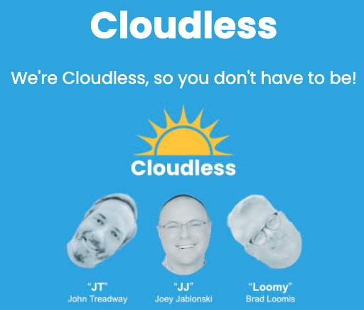 JohnTreadway's tweet photo. Check out the Cloudless Podcast for some great interviews with the people behind the cloud... https://t.co/bysxTmv8Io https://t.co/CSaBu6yC1g