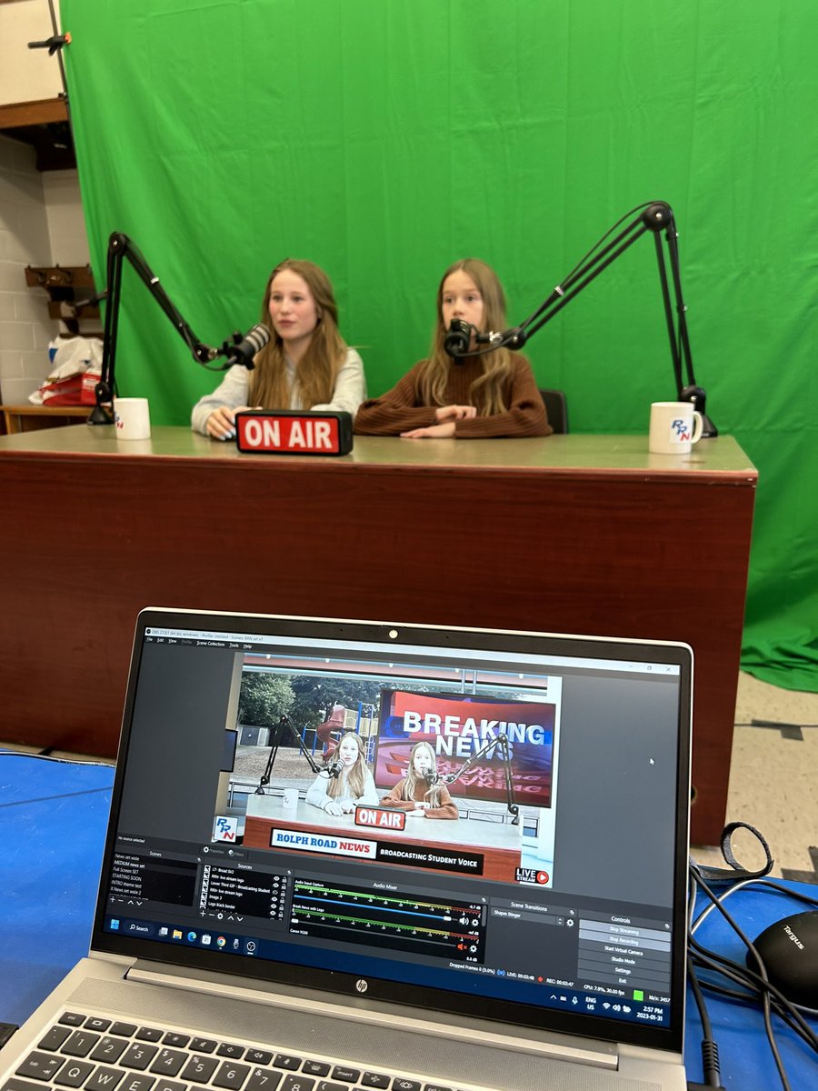 RolphRoadSchool's tweet image. BREAKING: Ss are SO excited to launch our live-streamed broadcast of Rolph Road News tomorrow morning, from our school’s new production studio! #21stcenturylearning #studentvoice @tdsb @TDSB_MHWB @tdsb @CBCKidsNews @ReportingLabs @AHoward_tdsb @Frances_TDSB