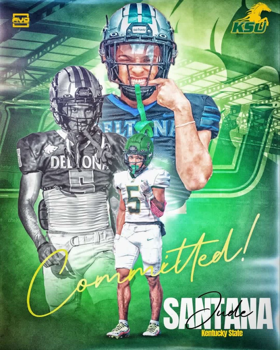 After a lot of consideration and prayer, I’m blessed to announce my commitment to <a href="/KYSUFB/">Kentucky State University Football</a> !! #agtg
<a href="/CoachCostner/">Jerome D. Costner</a> 
<a href="/Coachsmothers16/">Jeff Smothers</a> 
@CoachKose 
<a href="/Coach_Roberts1/">Coach Joe Roberts</a>