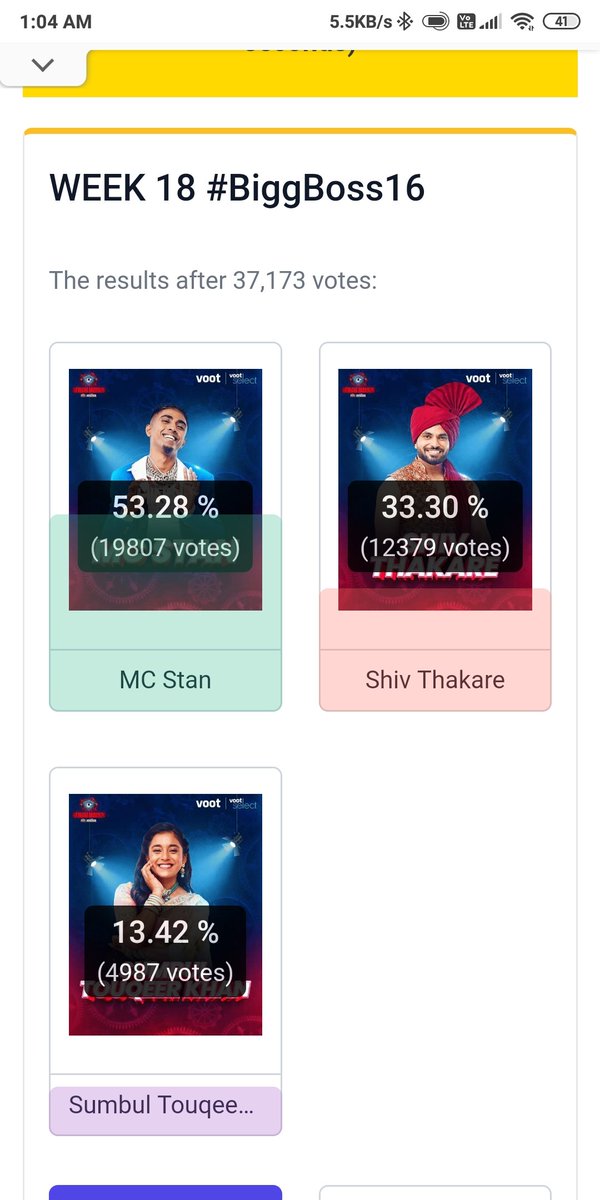 Voting calu hone ke 5.00min baad  record  chod diya tha #MCStanArmy NE HAQ SE #MCStanIsTheBoss #VOOTFORMCSTAN STANYY ARMY VOOT APP PE MACHA DALO #PTOWNBABY #MCStan #MCStanIsTheBoss 
#MCStan𓃵 #mcstanwin #TROPHYAWAITSMCSTAN