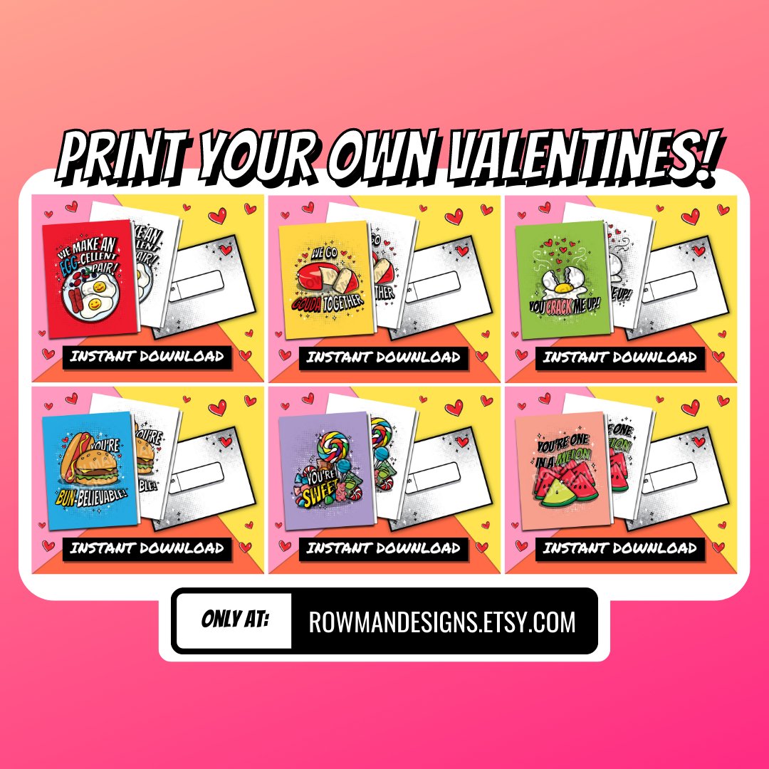 RowManDesigns's tweet photo. Only a few hours left to get 15%OFF all #love cards &amp; stickers  in my #etsyshop including printable #valentines!😍💌

✨https://t.co/pqi0haaoJ8

#happyvalentinesday #ValentinesDay2023 #giftsforhim #giftsforher #giftsforthem #valentinegift https://t.co/oD3BBU4n9Q