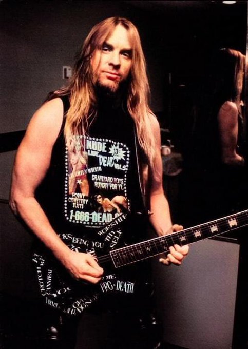 Happy birthday to the late great Jeff Hanneman. Slayer forever 
