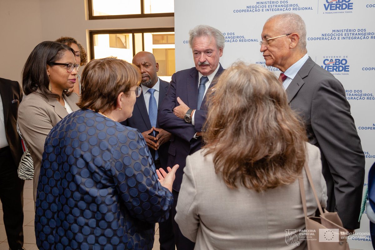 EU in CV (@euincv) on Twitter photo XII Ministerial Meeting in Praia to reinforce the EU and Cabo Verde special partnership.
We celebrate fifteen years of accomplishment, but the best is yet to come ! <a href="/vonderleyen/">Ursula von der Leyen</a> XII Ministerial Meeting in Praia to reinforce the EU and Cabo Verde special partnership.
We celebrate fifteen years of accomplishment, but the best is yet to come ! <a href="/vonderleyen/">Ursula von der Leyen</a>