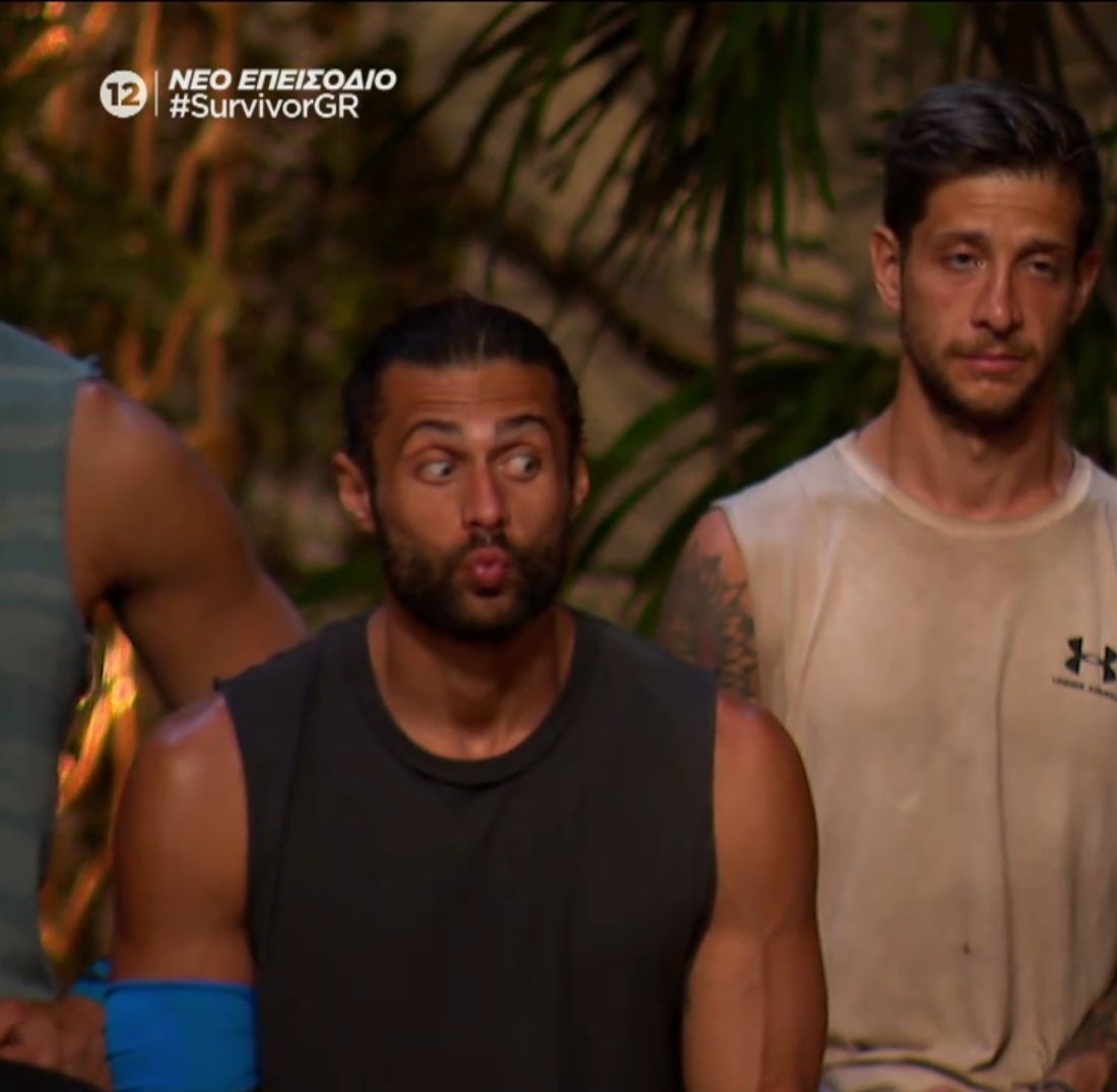 Nbs274's tweet photo. Η φράση τον ήπιανε σε μια φωτογραφία 🤣😂🤣😂
#survivorGR #survivor2023 #SurvivorAllStarGR #survivorGRallStar https://t.co/rm2Oosp24f