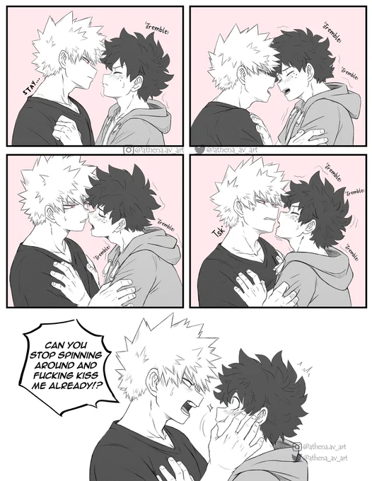 They've been dating since a few weeks ago and Deku is still so shy...or is it a strategy? 🙈💚🧡
.
#bkdk #bakudeku #ktdk #KatsukiBakugo #katsuki #deku #bakugou #IzukuMidoriya #izuku #Bakugo 