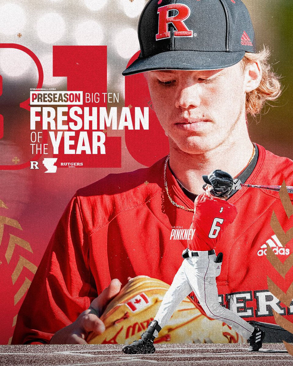 This is just the start. 

Hugh Pinkney is the preseason Big Ten Freshman of the Year 🏆

#TCD