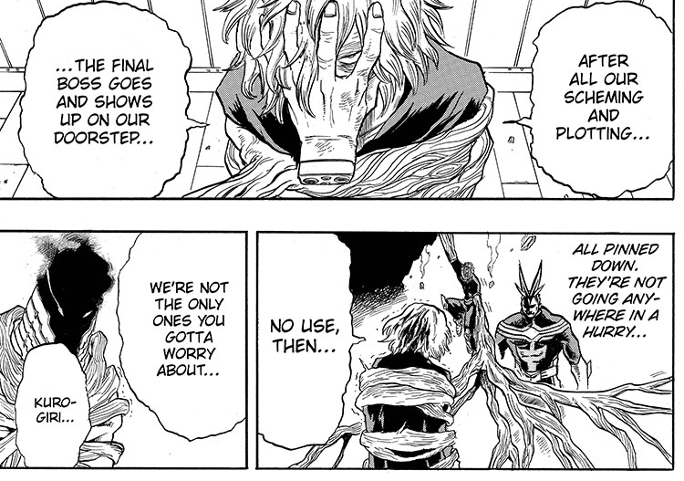 Endeavor in the original is saying "that American man" not meathead lol. 
