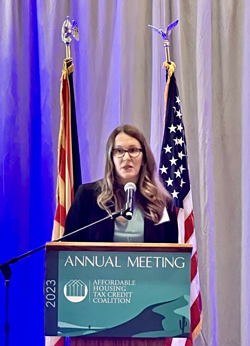 AZHousing's tweet photo. Right now, ADOH Director Joan Serviss and staff are in Scottsdale for the @AHTCCoalition annual meeting, attending educational sessions on the most pressing issues facing the federal Low-Income Housing Tax Credit, serving on panels, and talking about housing issues impacting AZ. https://t.co/DXtBUB1l4x