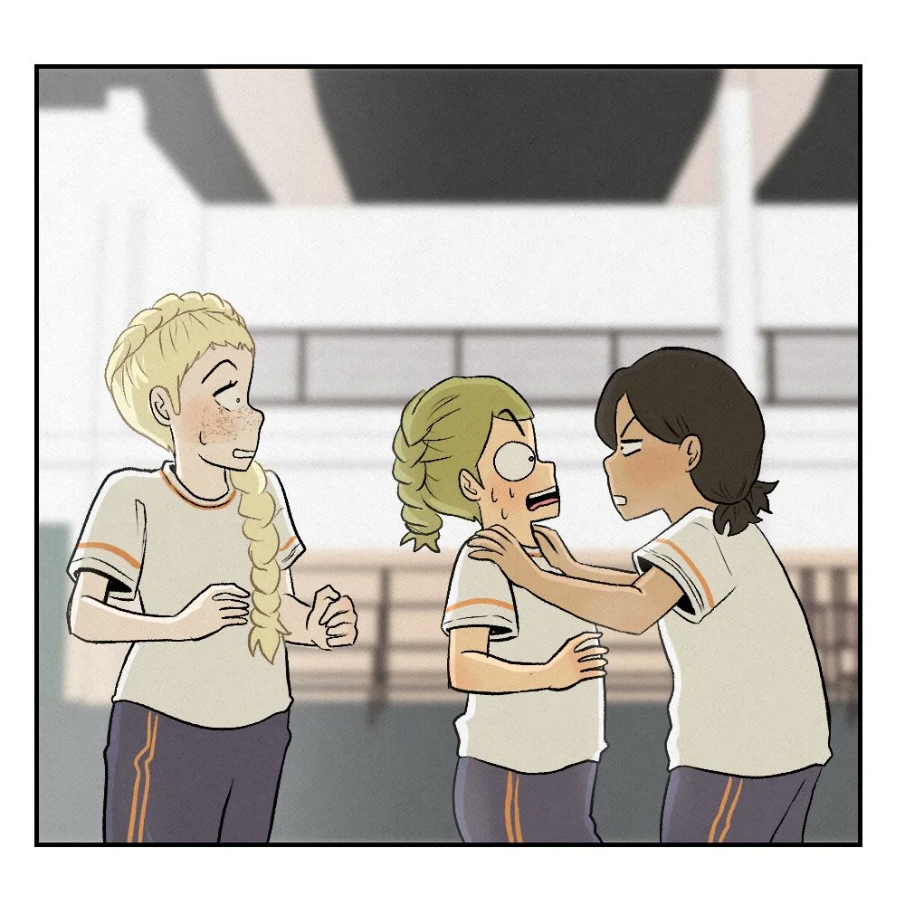 MaiHirschfeld's tweet photo. I redrawed some of "La Mansión de Noah" panels just for practice. 
I have more art of this comic that I'm going to upload here so that you can get to know the characters hehe. 
In these drawings:
1° panel: KAREN - NICO
2° panel: KAREN - NICO - ARIANA
3° panel: NACHO - NOAH - NICO https://t.co/pMpHpOudYj