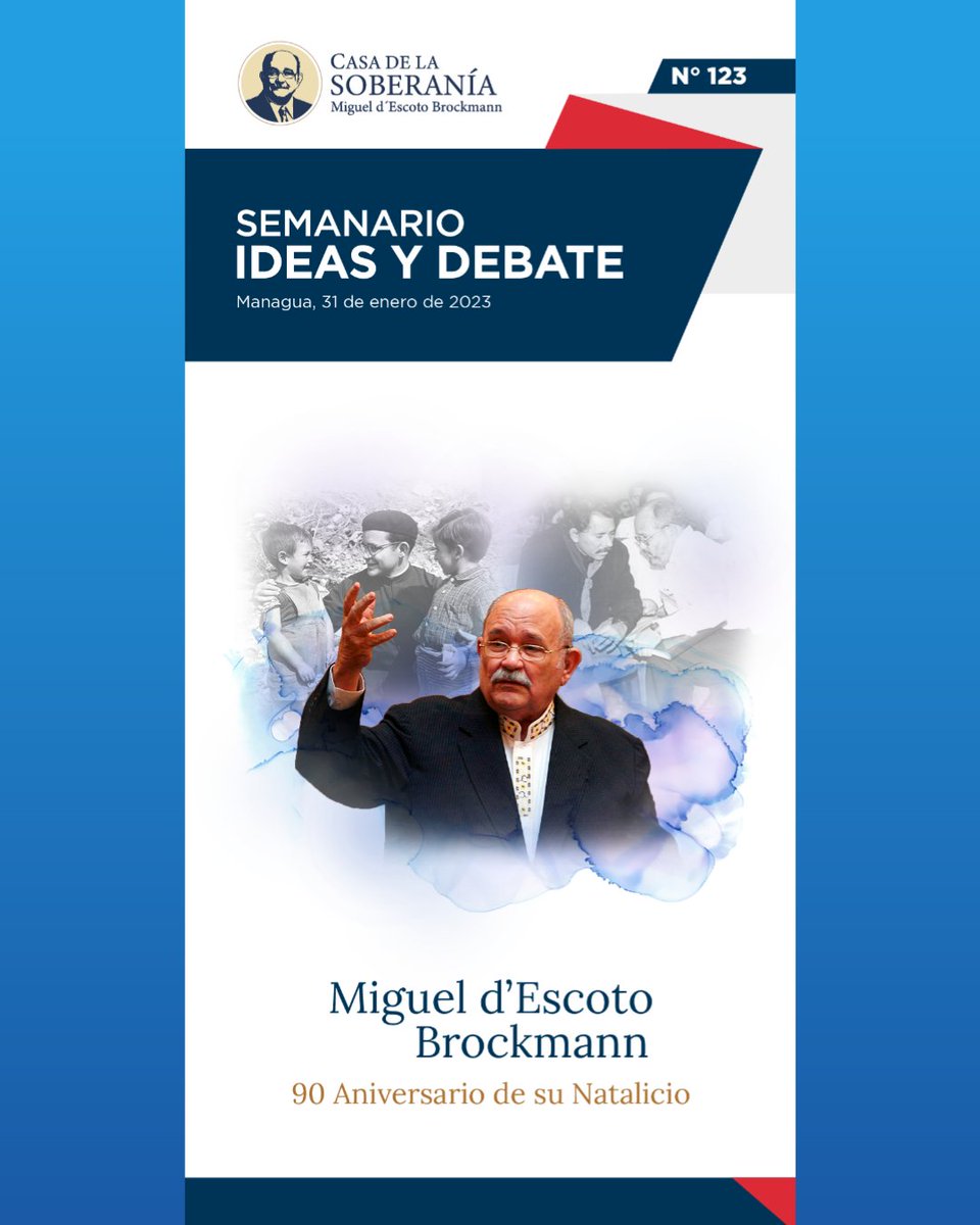 #31deEnero | Semanario Ideas y Debate
 
📌 Miguel d'Escoto Brockmann: 90 Aniversario de su Natalicio

👥 Los autores del Semanario:
José Francisco Javier Arrué de Pablo, Curtis Doebbler, Bayron Ernesto Vado Rosales y Augusto Zamora.

🌐 Ver aquí:
unan.edu.ni/index.php/cedm…