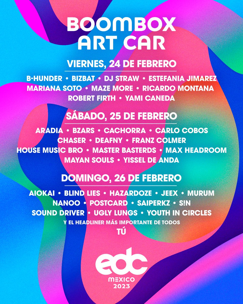 EDC Mexico lineup