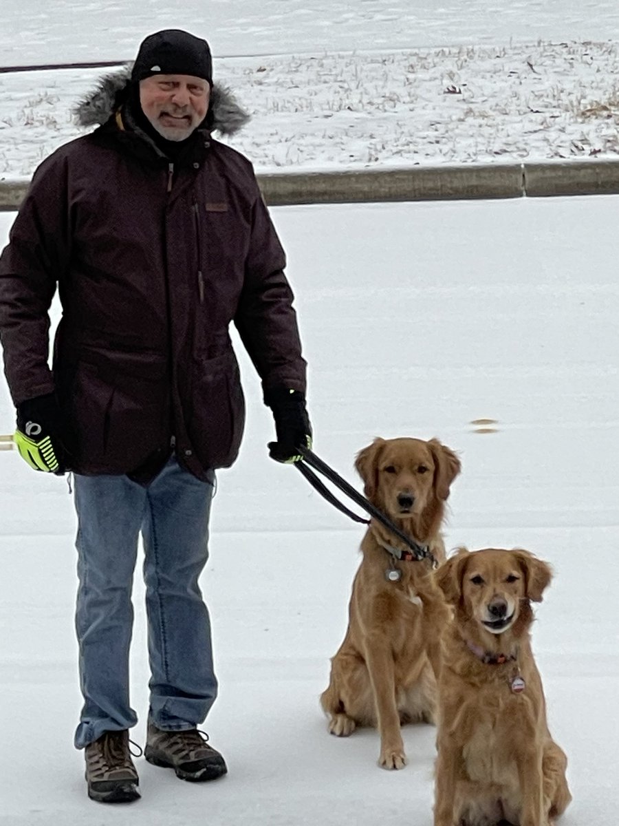 Two of us were pretty excited about our 2 mile walk today. One of us? Not so much.