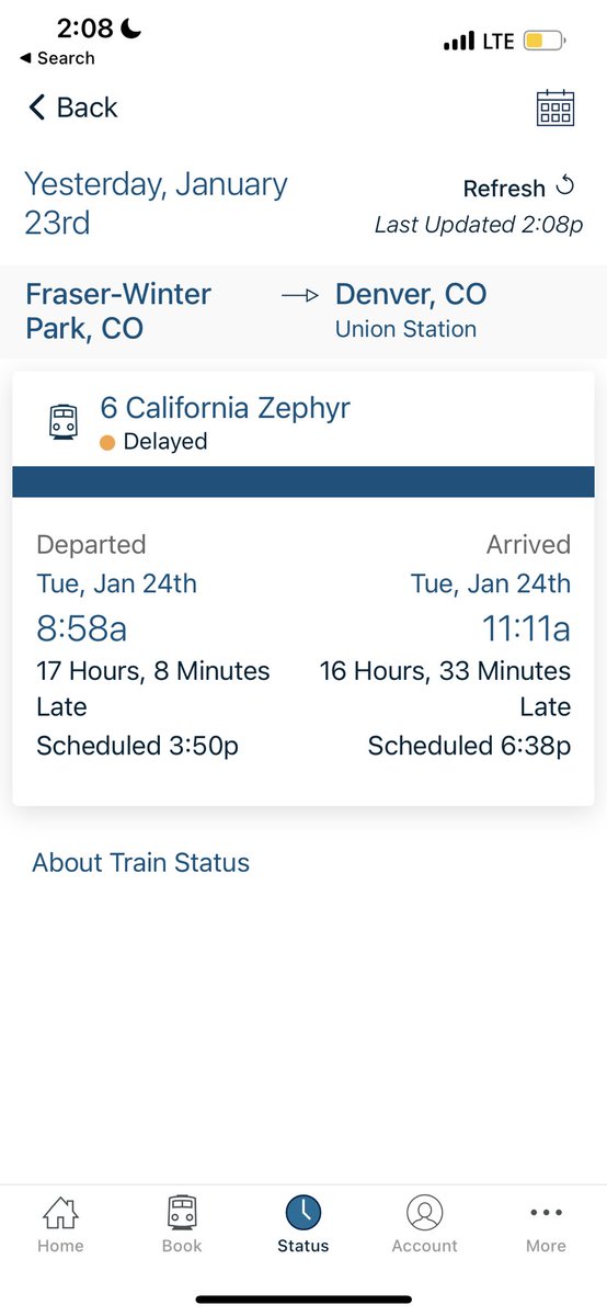 It sure do be experiencing, this was supposed to be my train a week ago