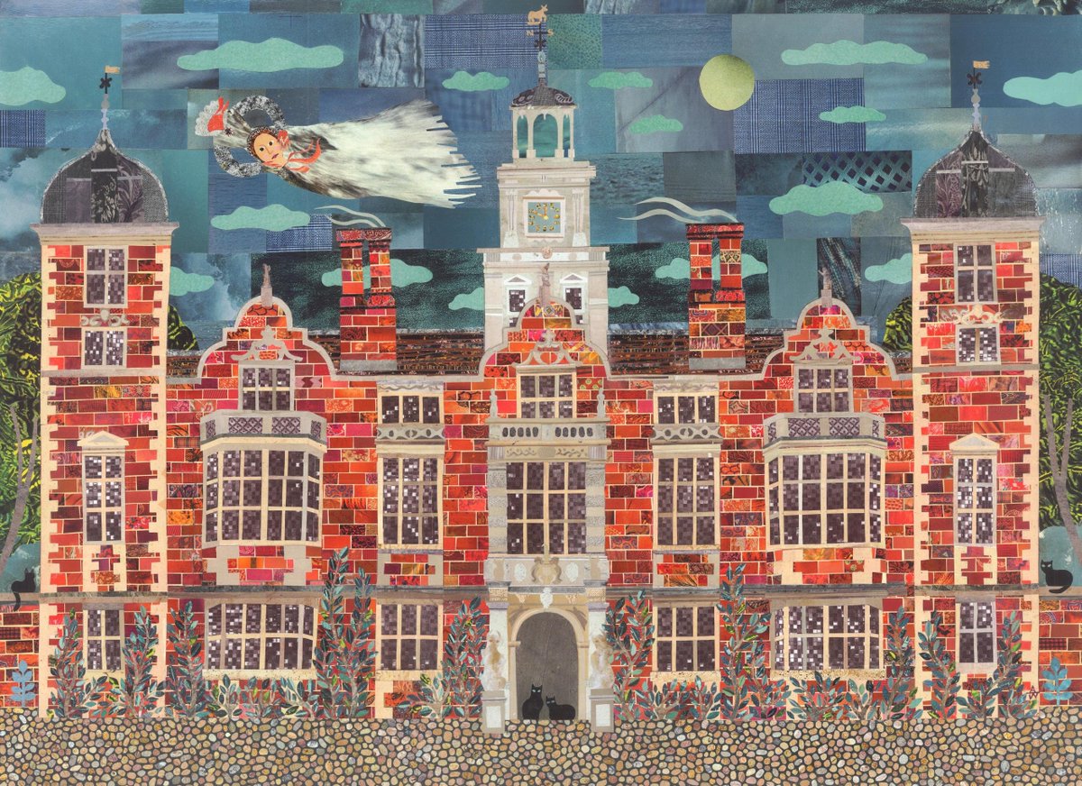 One of my Haunted Houses greeting cards: Blickling Hall in Norfolk, with the ghost of #AnneBoleyn passing over
Taken from my original cut paper collage - no paint!
amandawhitedesign.etsy.com
#EarlyBiz #shopIndie #Norfolk #BlicklingHall #HauntedHouses #cutpapercollage #greetingcards