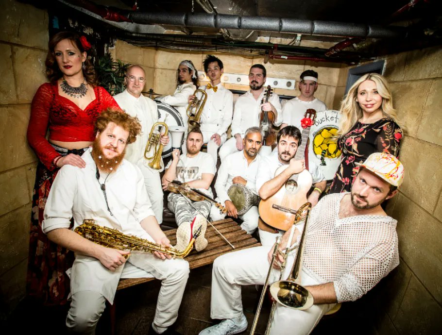 Lemon Bucket Orkestra, the "Balkan-Klezmer-Gypsy-Party-Punk-Super Band," are next on Frequencies.
Mark Marczyk will tell us about a song off their 2015 album which includes re-worked folk songs they learned from local virtuosos in Romania, Ukraine, Serbia and Macedonia.