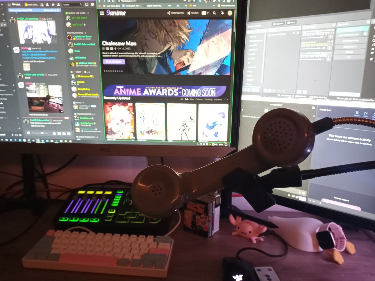 USB? XLR? no steal a payphone.