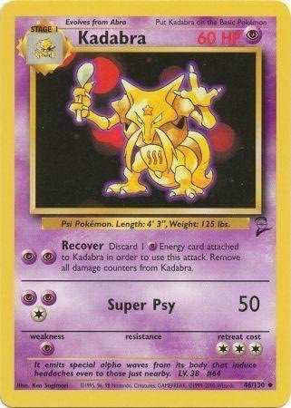 Cardfinityio's tweet photo. Uri Geller has given permission for the Pokémon TCG to print Kadabra cards for the first time in 20 years, following a lawsuit in 2000. 

ABSOLUTELY MASSIVE W https://t.co/tUzkiOvI2j