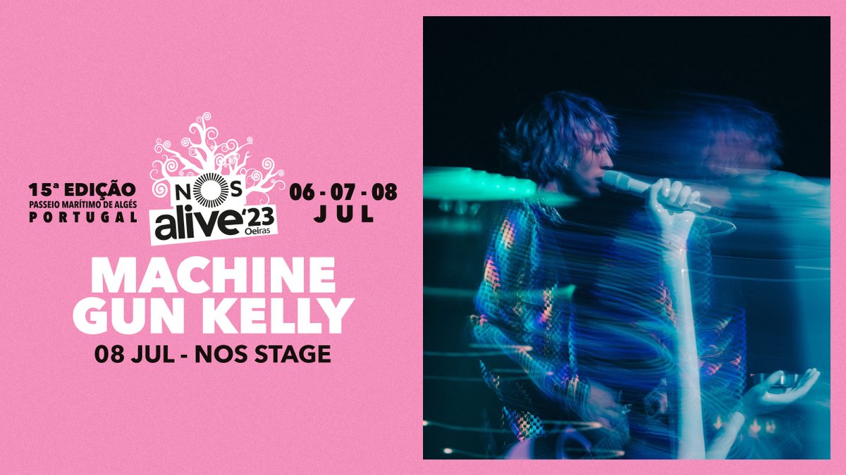Bem-vindos à minha pop-punk era 🤘🎸🤪
<a href="/machinegunkelly/">blonde don</a> estreia-se no #NOSAlive no dia 8 de julho. 

🎫 Bilhetes em nosalive.com
#NOSAlive23