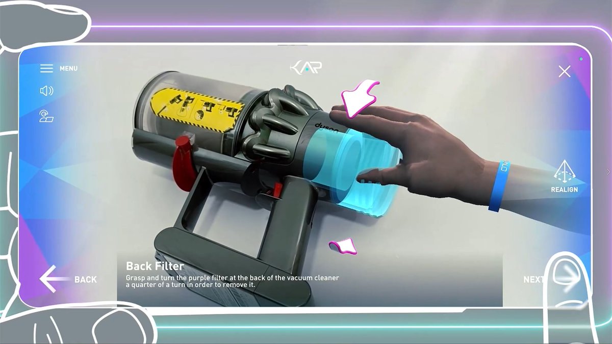 KaaloDesign's tweet photo. KARMA - Kaalo Augmented Reality Manuals is launching soon. Just point your phone to a product and its user manual will pop up in 3D. Quick Start Guides, Product Specifications, Installation step-by-step, Out-of-box-experience (OOBE) and much much more. https://t.co/yBNSOuBQkg
