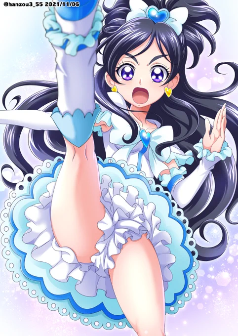 過去絵ですが、プリキュアの日おめでとうございます!#プリキュアの日 #precure20th #precure #プリキュア20周年 