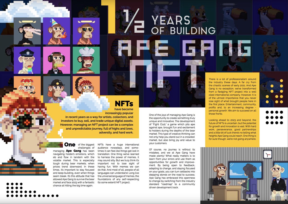 GM Asia ☀️

We’re incredibly honoured to be featured in BLOCKWORLD.

A new Crypto, NFT & Web3 Digital Magazine by @Madfornfts & @CrowdFJ. 

🌐 madfornfts.com/magazine