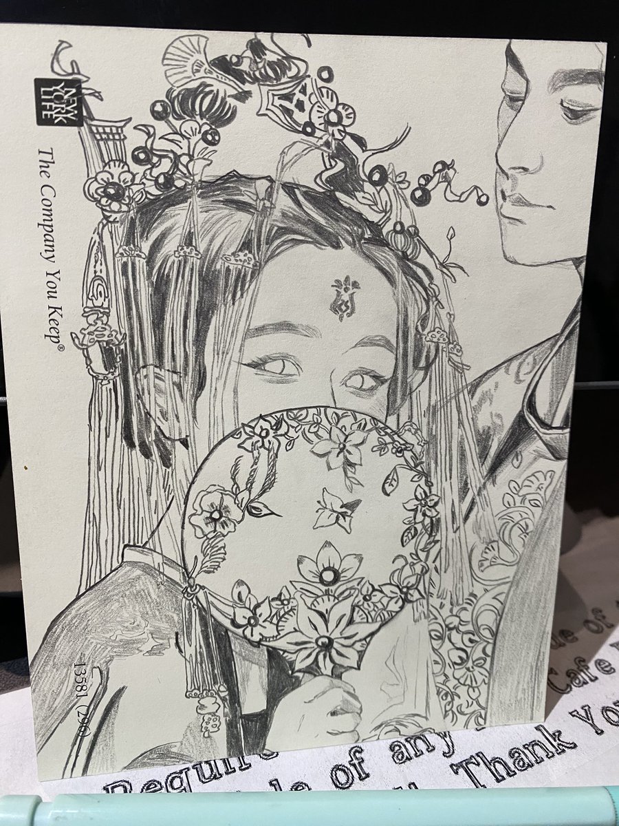 Orchid and Dongfang Qingcang doodle at work ;;w;; 