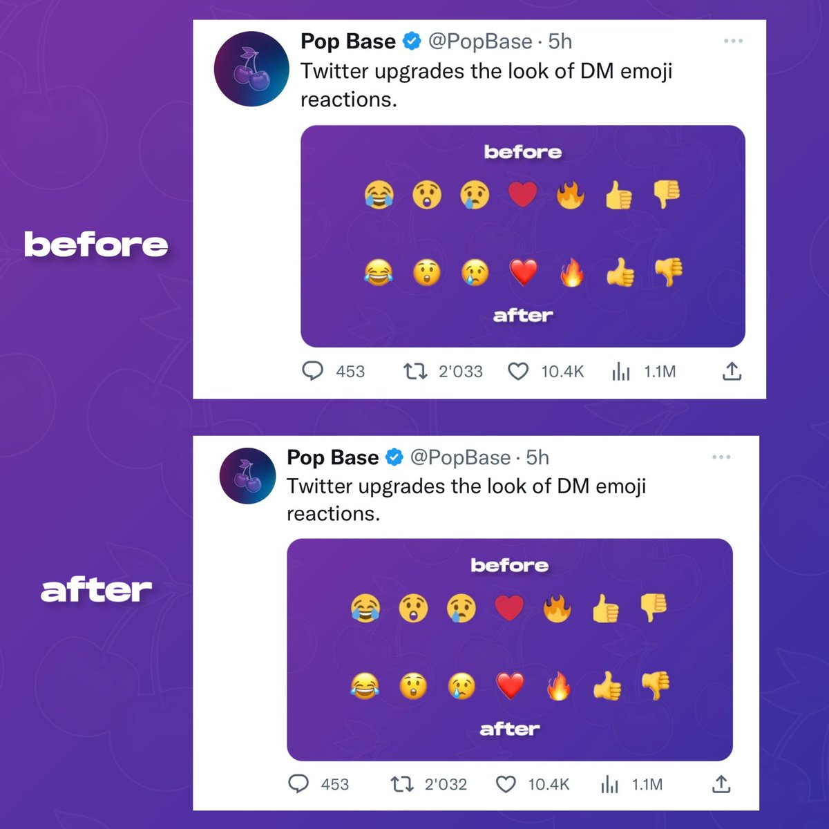 Pop Base on Twitter "Twitter is introducing a smaller profile picture