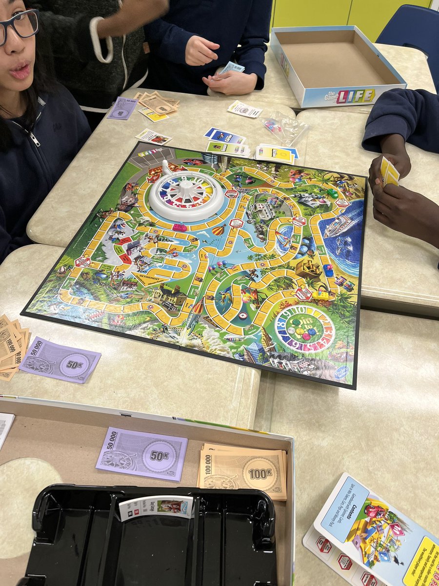 Ms. Renda (@ms_renda_v) on Twitter photo To end off our financial literacy unit students played Monopoly and The Game of Life. <a href="/SJECES/">StJohnEvangelist</a> To end off our financial literacy unit students played Monopoly and The Game of Life. <a href="/SJECES/">StJohnEvangelist</a>