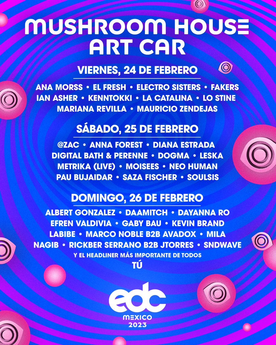 2024 EDC Mexico lineup