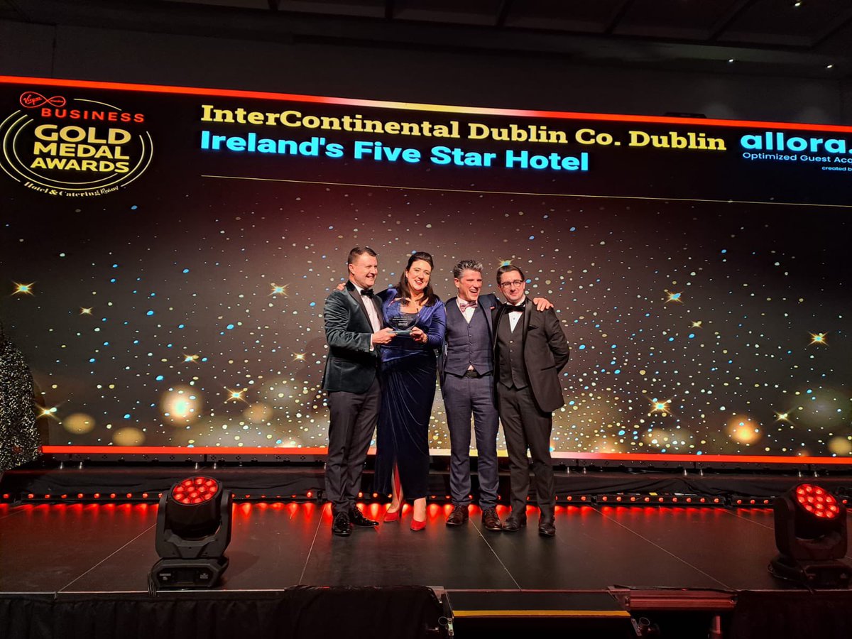 Delighted for the Team at <a href="/InterConDublin/">InterContinental Dublin</a> …
Best Five Star Hotel in Ireland 🎉🎉🎉