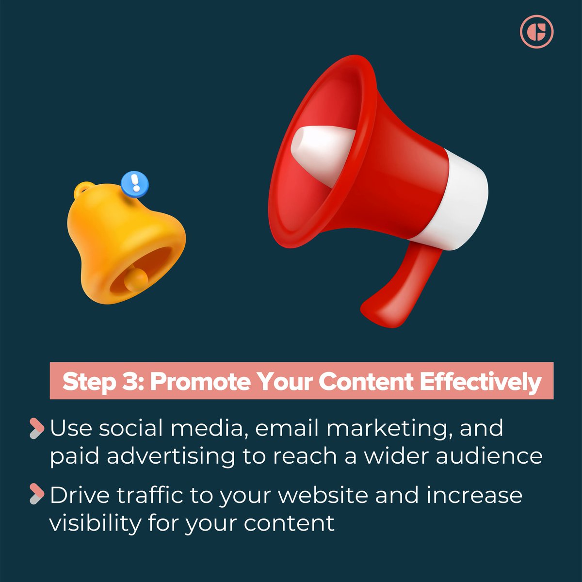 5 Steps to Creating a Comprehensive Content Strategy: Lessons from Top Companies"

Step 1: Know your audience

Step 2: Implement a content pillar and cluster strategy

Step 3: Promote your content effectively

Step 4: Create gated content

Step 5: Measure and analyze