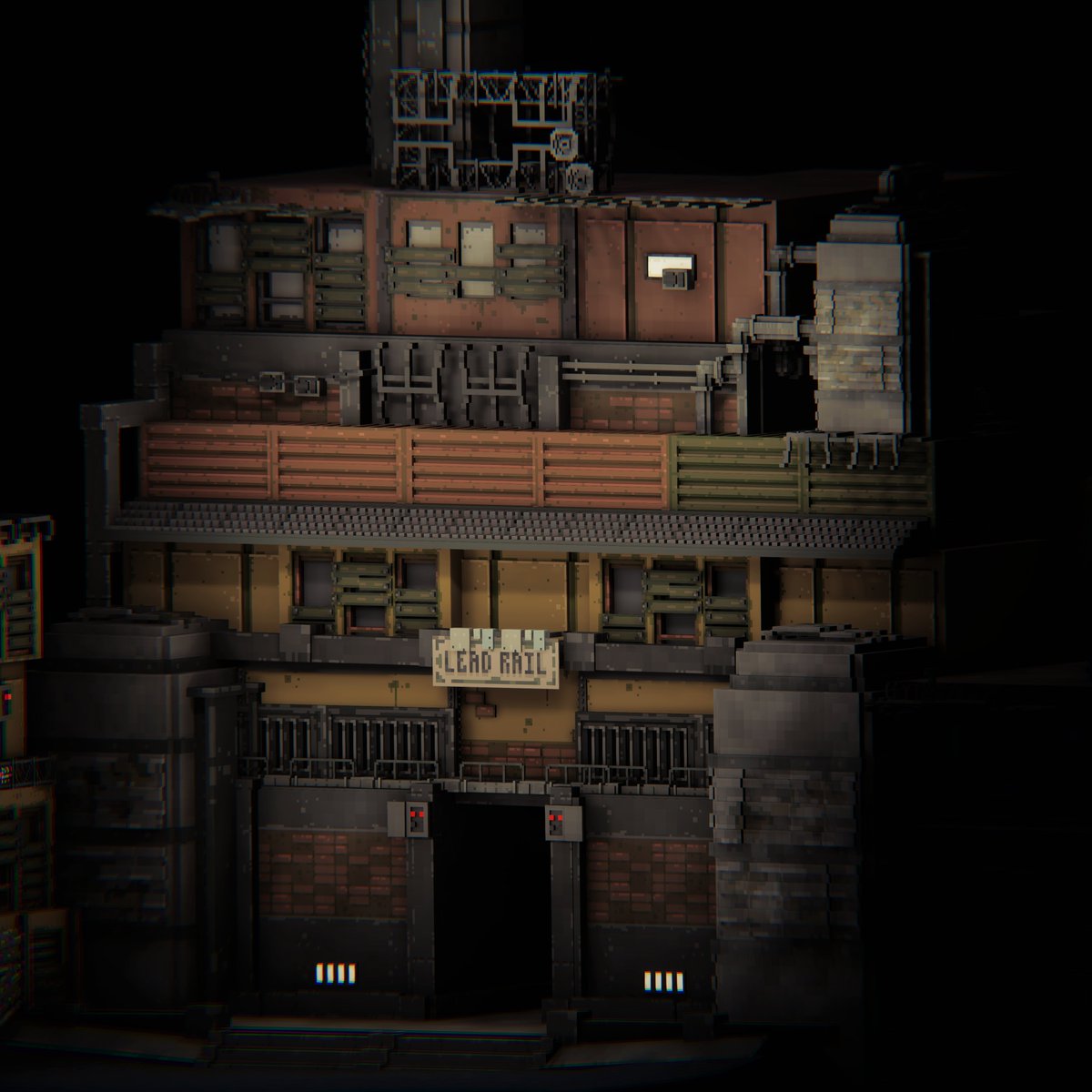 Jake4Junk's tweet photo. The Lead Rail...

Once revolutionized the railway industry and became a symbol of progress. Now, its cavernous halls and rusted machinery are home to a community of scavengers, eking out a living amongst the remnants of the past. 🧪

#voxelart #unity #indiegame #XRPLedger #XRP https://t.co/KQ2MWrnvst