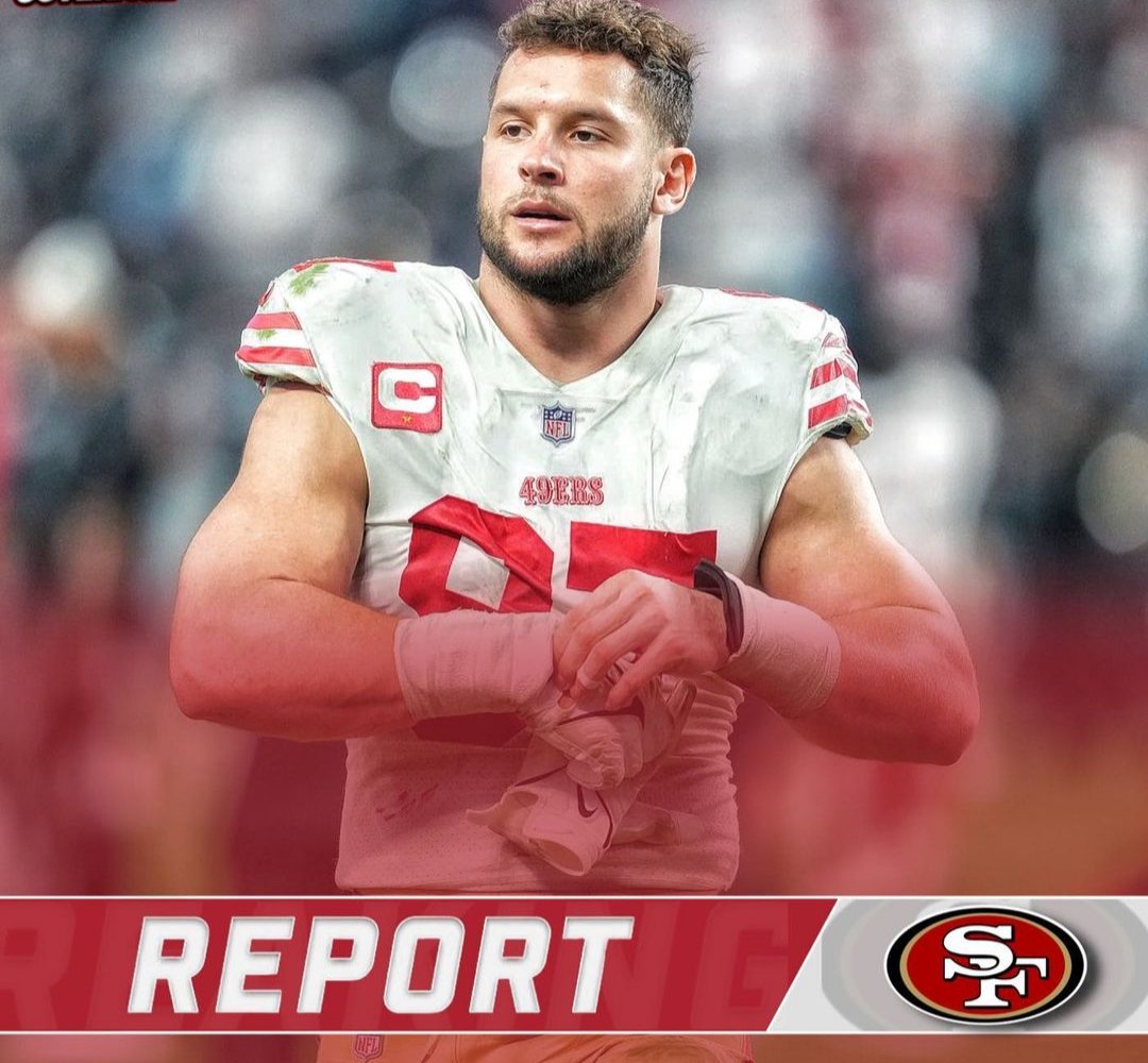 It's being reported, that Nick Bosa officially wishes to stay a 49er. And doesn't need to be the highest paid DE in the league 💪🏼⛏️🏈 ....Finally good news today  #49ers
