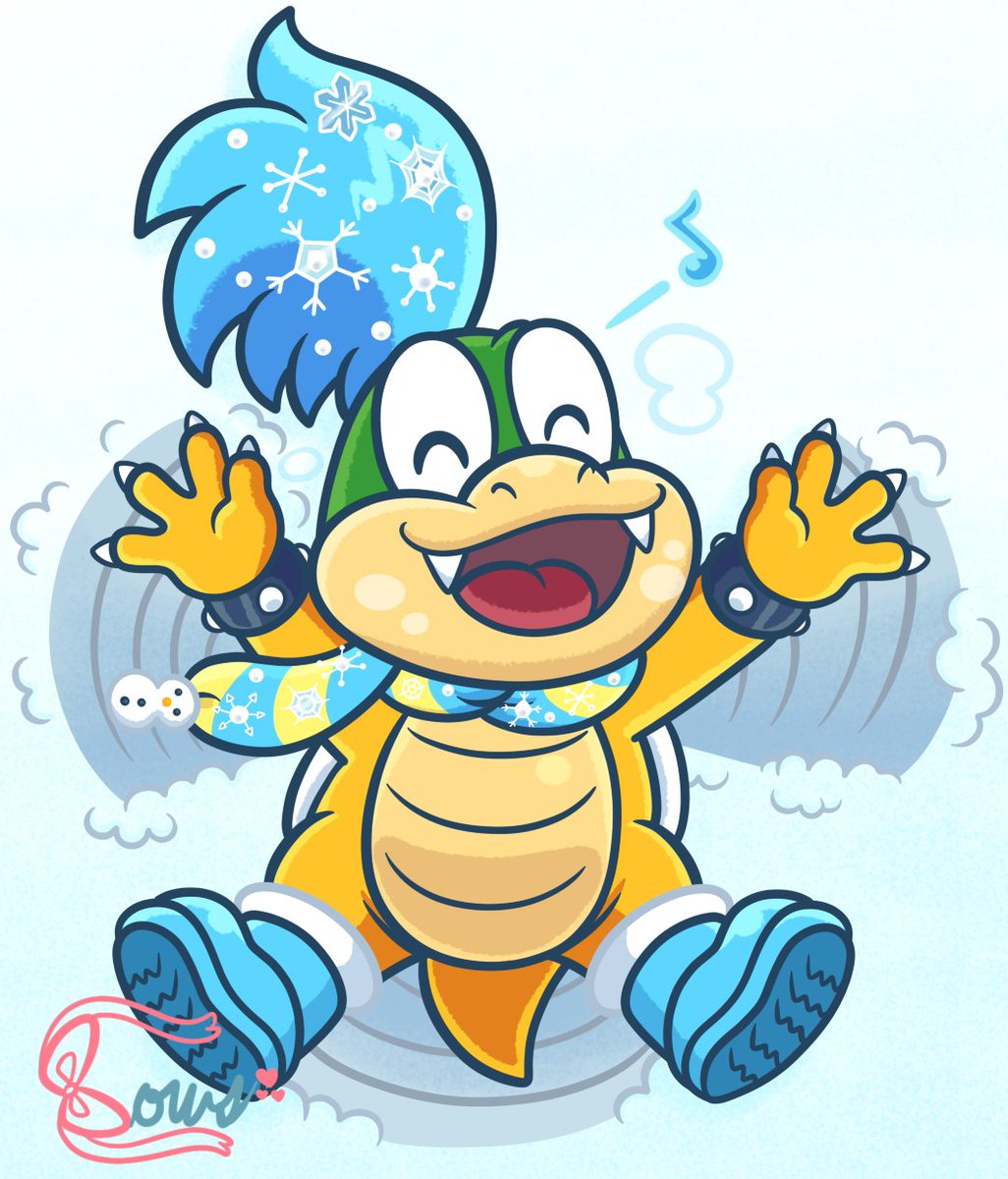 Larry enjoying the Winter season❄
#supermario #larrykoopa #koopalings #nintendo