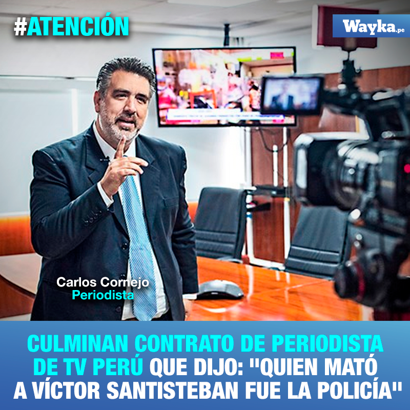 WaykaPeru's tweet photo. #LOÚLTIMO | La Asociación Nacional de Periodistas del Perú (@ANP_periodistas) califica como 'despido incausado y arbitrario' la salida del periodista Carlos Cornejo de @tvperupe. 1/2 https://t.co/xpycefJZ3m