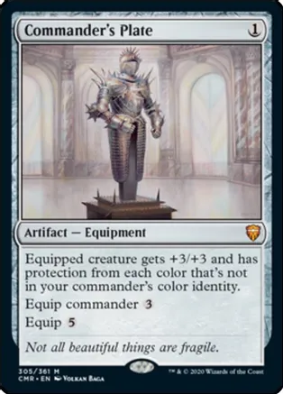 Commander Plate has functionally 1 printing (HIWTYL doesn't count), goes in most of the new ONE Commander decks and keeps climbing on CK's buylist. Definitely a good card to be watching.
#MTG #MagicTheGathering #MTGONE #mtgfinance