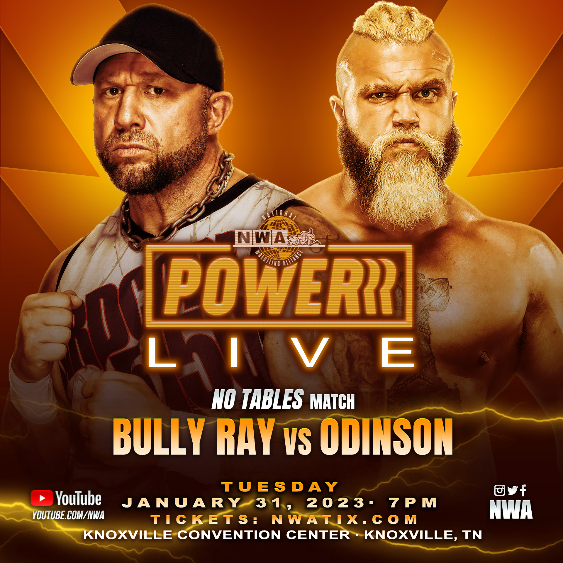 NWA Powerrr SURRRGE for 01/31/23