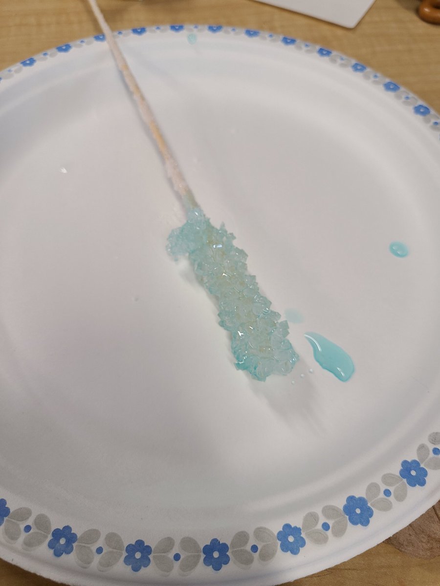 7s were excited to test out their rock candy this week!! What better way to explore supersaturated solutions! @Ms_SCrawford <a href="/MrJolly07469254/">Mr. Jolly</a> <a href="/DesmondHDSB/">Viola Desmond Public School</a>