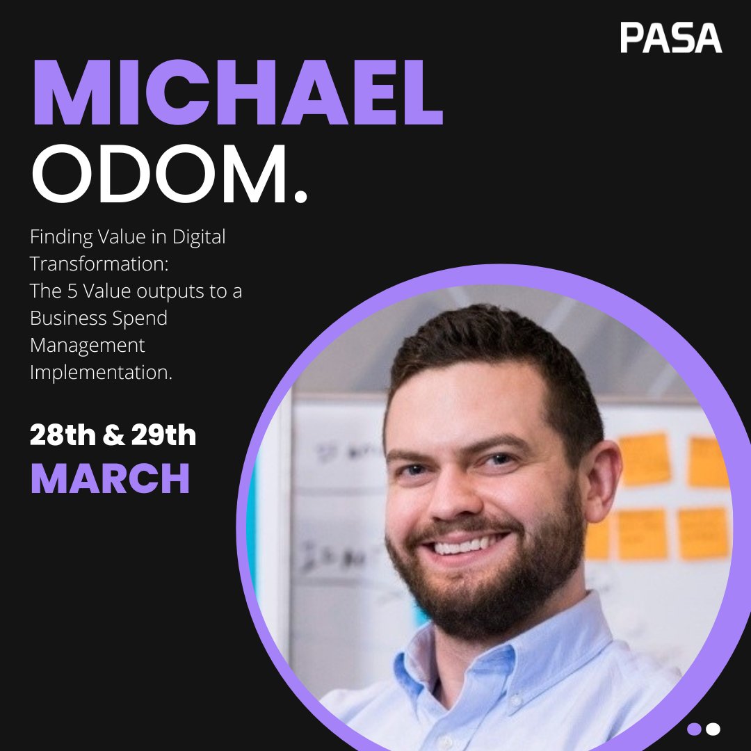 procureandsupp's tweet image. A huge welcome to Michael Odom who joins the keynote line-up for #ProcureTECH 28-29 March.

️Book your online ticket today: buff.ly/3ORPOaW