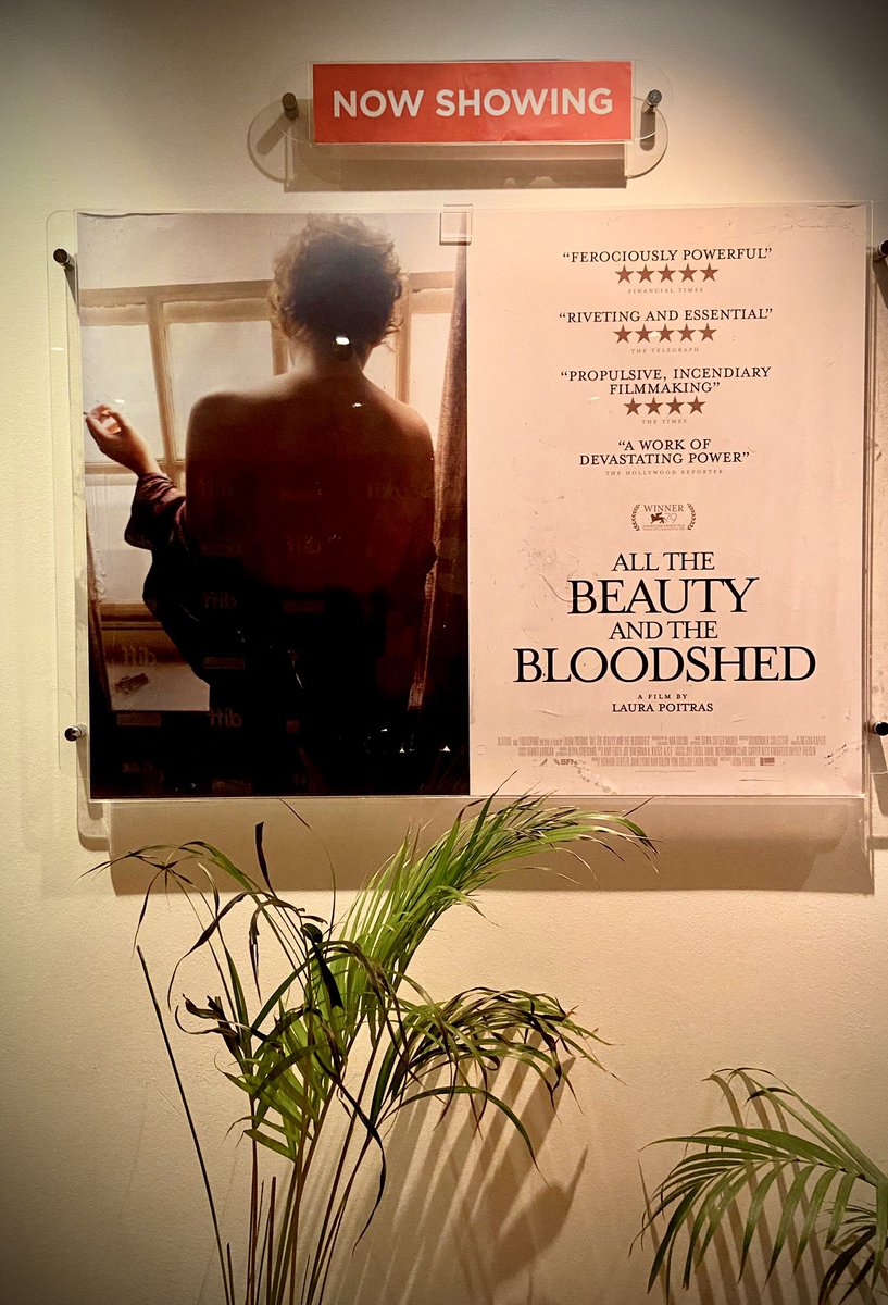 Stunningly beautiful and deeply moving. Words are futile to describe this powerful documentary @LightHouseD7 Go see it for yourself. Thank you so much @crazynangoldin #thebeautyandthebloodshed #nangoldin #lucindawilliams #artmatters #BigPharma