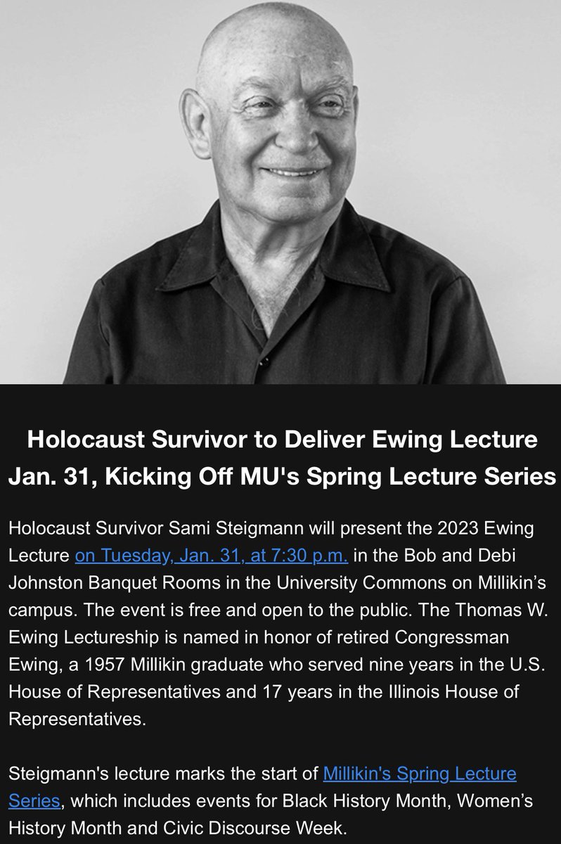 BigBlueHum's tweet image. Please join us this evening for Mr. Steigmann’s lecture!