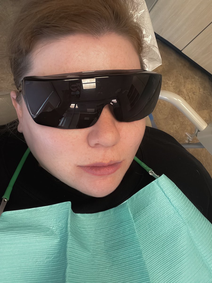 TinLizzieK's tweet photo. Happy #toothouttuesday. Don’t forget to subscribe to my OnlyFans to see the full video of the bicuspid being extracted. He reallyyy drilled into me, but had me in stitches (literally) by the end of it, hehehe. C’mon, I’ve got a mouth full of blood and a PayPal full of potential. https://t.co/rSgiGz5Ple