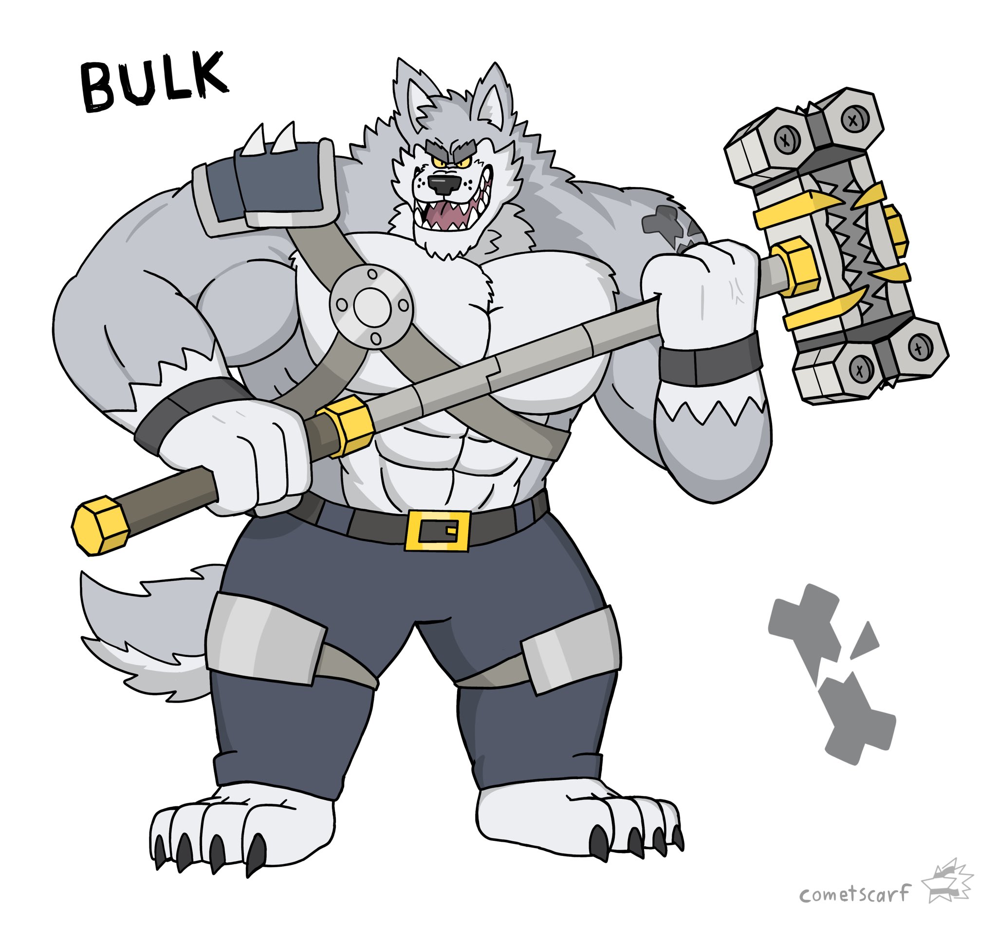 Mr. Perez on Twitter "One of my ocs Bulk Zen 🐺 a beast in Battle ⚔️
