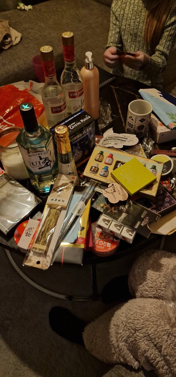 Just a fraction of all the gifts I got in Japan! Thank you so much!!!