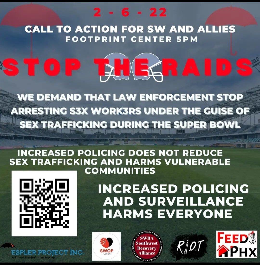 Check out Stoptheraids.org for more info 
#rightsnotrescue #harmreduction #decriminalization #sexworkiswork  #stoptheraids #stopthesweeps #community