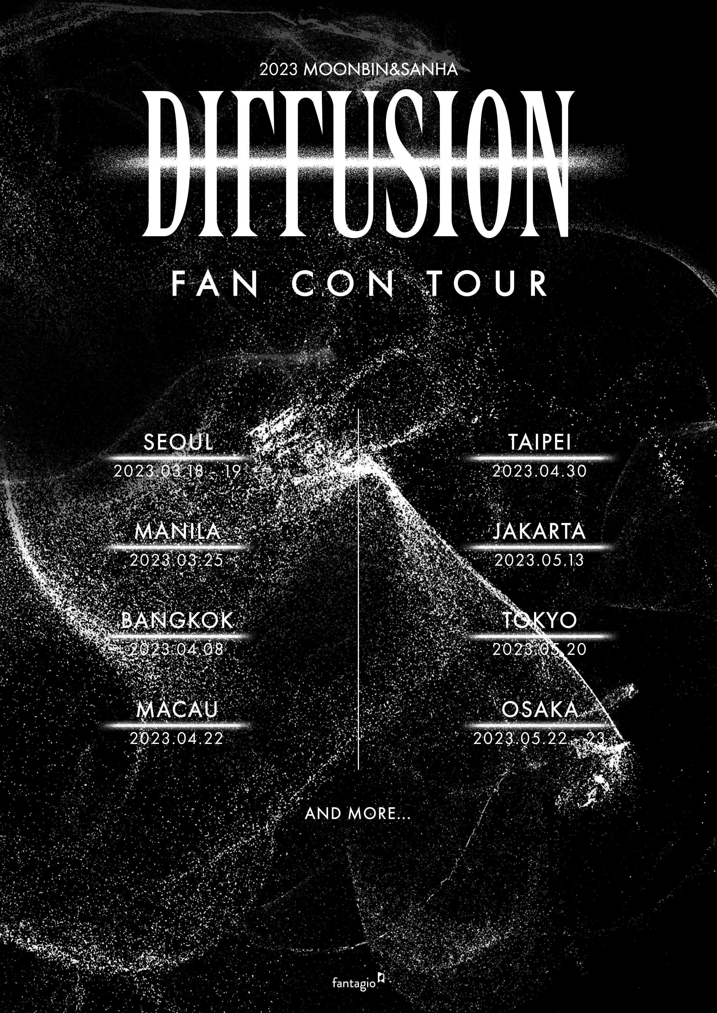 ASTRO - ☆Tiara☆MOONBIN&amp;SANHA DIFFUSION DVD版 DVD] 2023 MOONBIN & SANHA ASTRO FAN CON:DIFFUSION/3DISC+