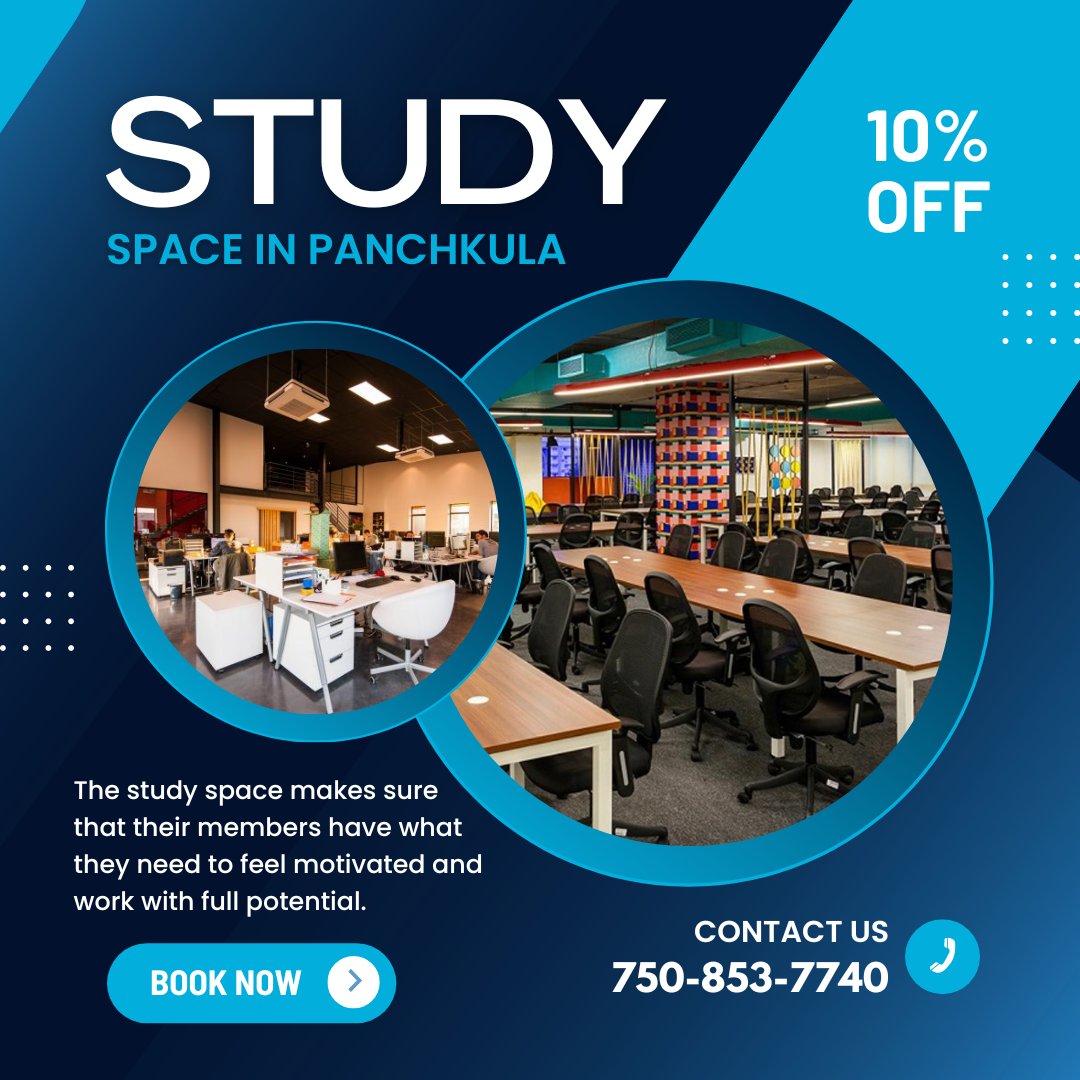 studyspace13's tweet image. The Power Study #Cafe offer you perfect #study #Space in #Panchkula on rent that can be utilized by businesses and #corporations who desire the whole window and interior #office cabin according to their relieve.
studyspacenearme.com
750-853-7740