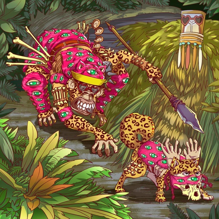 NGBxShpend's tweet image. IP use was one of the early sparks in the BAYC community that still burns bright today.

It's been incredible to build out 1407s world with the help of some of the spaces talented artist. Sharing some of these pieces in the 🧵#BAYC #IP